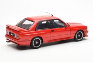 BMW M3 E30 Sport Evolution Cecotto Edition Sarkans AUTOart 1:18 70566 Metāls — attēls 3 no 8