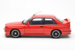 BMW M3 E30 Sport Evolution Cecotto Edition Sarkans AUTOart 1:18 70566 Metāls — attēls 4 no 8