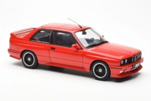 BMW M3 E30 Sport Evolution Cecotto Edition Sarkans AUTOart 1:18 70566 Metāls — attēls 6 no 8