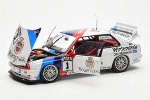 BMW M3 E30 #3 J. Cecotto Warsteiner DTM 1991 AUTOart 1:18 89145 Metāls — attēls 2 no 8