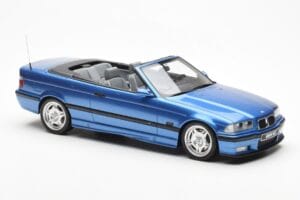 BMW M3 E36 Kabriolets Zils Otto 1:18 OT279 Sveķi — attēls 4 no 5