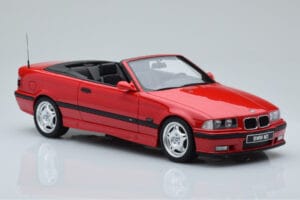 BMW M3 E36 Kabriolets Sarkans Otto 1:18 OT1048 Sveķi — attēls 4 no 6