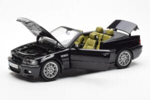 BMW M3 E46 Kabriolets Melns Kyosho 1:18 80430024431 Metāls — attēls 2 no 8