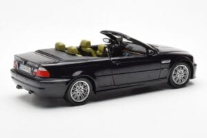 BMW M3 E46 Kabriolets Melns Kyosho 1:18 80430024431 Metāls — attēls 3 no 8