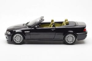 BMW M3 E46 Kabriolets Melns Kyosho 1:18 80430024431 Metāls — attēls 4 no 8