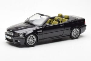 BMW M3 E46 Kabriolets Melns Kyosho 1:18