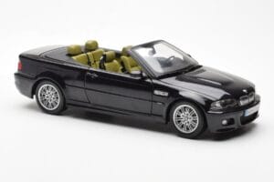 BMW M3 E46 Kabriolets Melns Kyosho 1:18 80430024431 Metāls — attēls 6 no 8