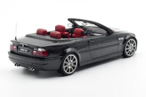 BMW M3 E46 Kabriolets Melns Otto 1:18 OT380 Sveķi — attēls 2 no 9