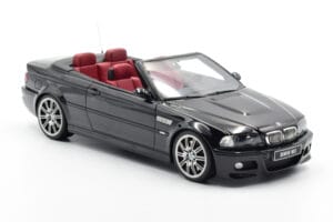 BMW M3 E46 Kabriolets Melns Otto 1:18 OT380 Sveķi — attēls 4 no 9