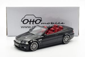 BMW M3 E46 Kabriolets Melns Otto 1:18 OT380 Sveķi — attēls 9 no 9