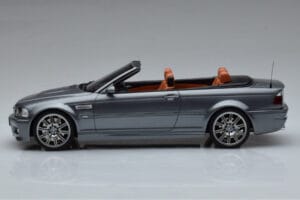 BMW M3 E46 Kabriolets Pelēks Otto 1:18 OT1006 Sveķi — attēls 3 no 6