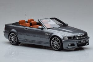 BMW M3 E46 Kabriolets Pelēks Otto 1:18 OT1006 Sveķi — attēls 4 no 6