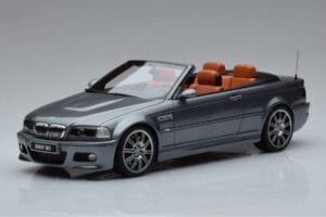 BMW M3 E46 Kabriolets Pelēks Otto 1:18
