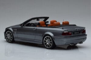 BMW M3 E46 Kabriolets Pelēks Otto 1:18 OT1006 Sveķi — attēls 5 no 6