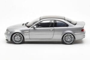 BMW M3 E46 CSL Pelēks Kyosho 1:18 80430302734 Metāls — attēls 4 no 8