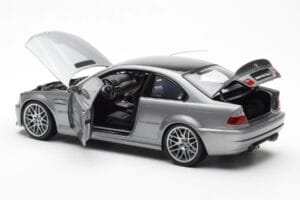 BMW M3 E46 CSL Pelēks Kyosho 1:18 80430302734 Metāls — attēls 5 no 8