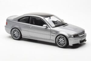 BMW M3 E46 CSL Pelēks Kyosho 1:18 80430302734 Metāls — attēls 6 no 8