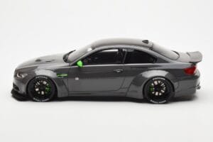 BMW M3 E92 LBWK Liberty Walk Pelēks GT Spirit 1:18 GT127 Sveķi — attēls 3 no 6