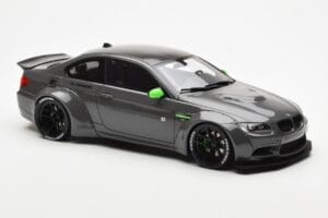 BMW M3 E92 LBWK Liberty Walk Pelēks GT Spirit 1:18 GT127 Sveķi — attēls 4 no 6