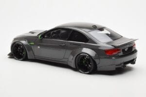 BMW M3 E92 LBWK Liberty Walk Pelēks GT Spirit 1:18 GT127 Sveķi — attēls 5 no 6