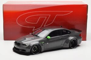 BMW M3 E92 LBWK Liberty Walk Pelēks GT Spirit 1:18 GT127 Sveķi — attēls 6 no 6