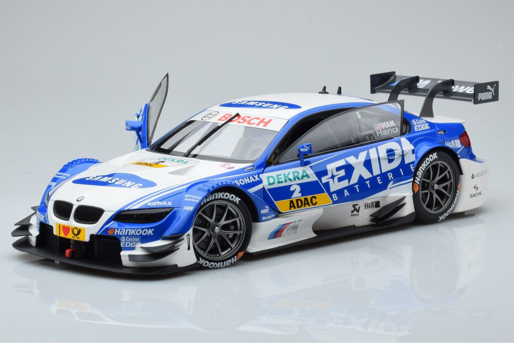 BMW M3 #2 BMW Team RMG A.J. Hand DTM 2012 Minichamps 1:18 100122202 Metāls — attēls 2 no 8