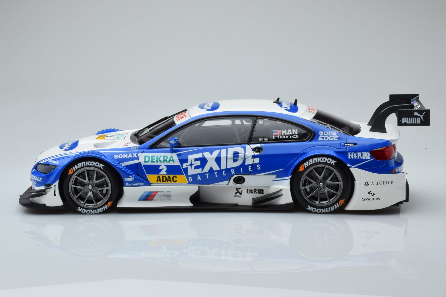 BMW M3 #2 BMW Team RMG A.J. Hand DTM 2012 Minichamps 1:18 100122202 Metāls — attēls 4 no 8