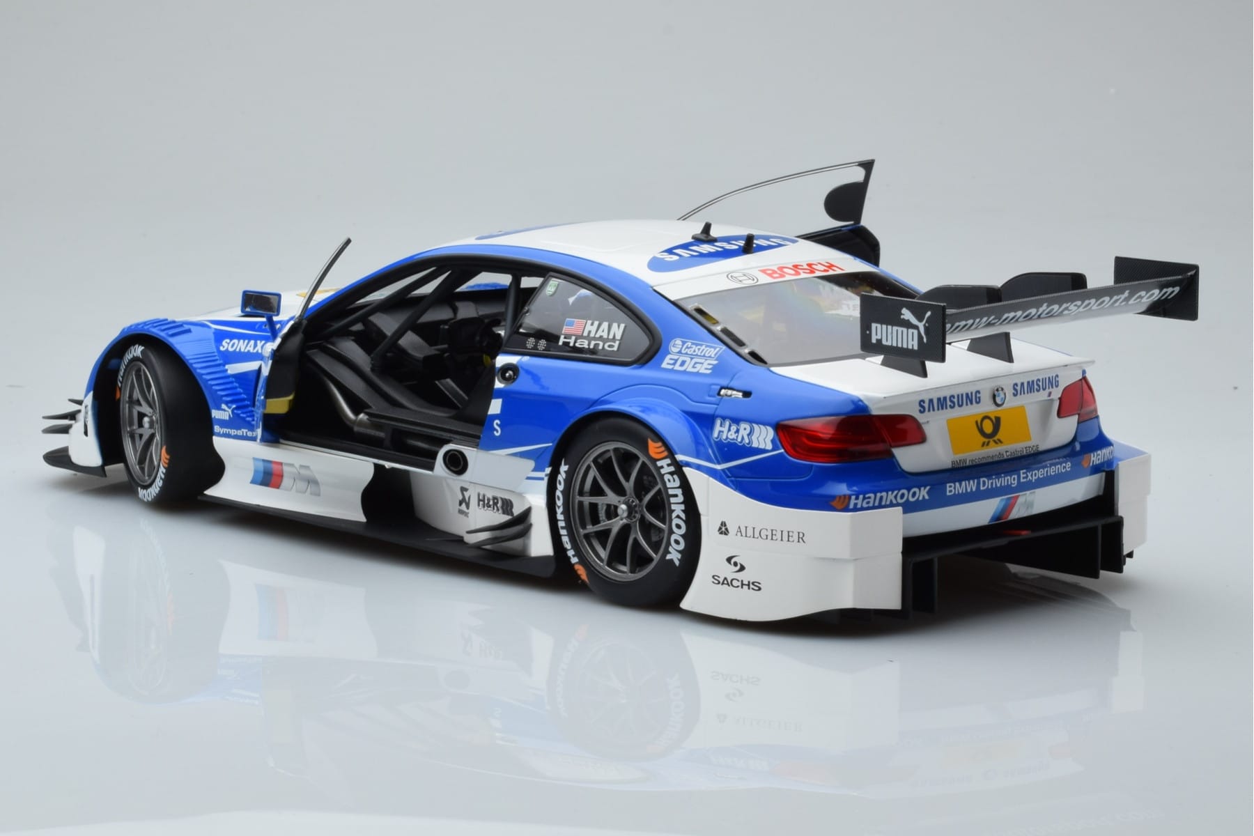 BMW M3 #2 BMW Team RMG A.J. Hand DTM 2012 Minichamps 1:18 100122202 Metāls — attēls 7 no 8