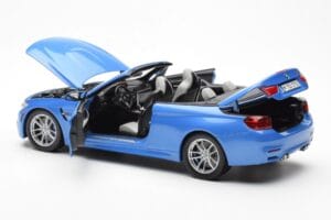 BMW M4 F83 Kabriolets Yas Marina Zils Paragon 1:18 80432339612 Metāls — attēls 5 no 8