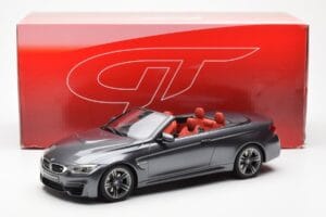 BMW M4 F83 Kabriolets Pelēks GT Spirit 1:18 GT081 Sveķi — attēls 6 no 6