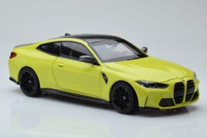 BMW M4 G82 Dzeltens Dīlera Izdevums Minichamps 1:18 80435A51949 Metāls — attēls 6 no 8
