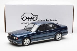 BMW M5 E34 Zils Metallic Otto 1:18 OT576 Sveķi — attēls 6 no 6