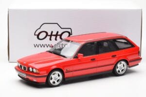 BMW M5 E34 Touring Sarkans Otto 1:18 OT951 Sveķi — attēls 6 no 6