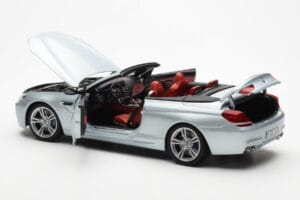 BMW M6 F12 Kabriolets Silverstone Sudrabs II Paragon 1:18 80432253656 Metāls — attēls 5 no 8