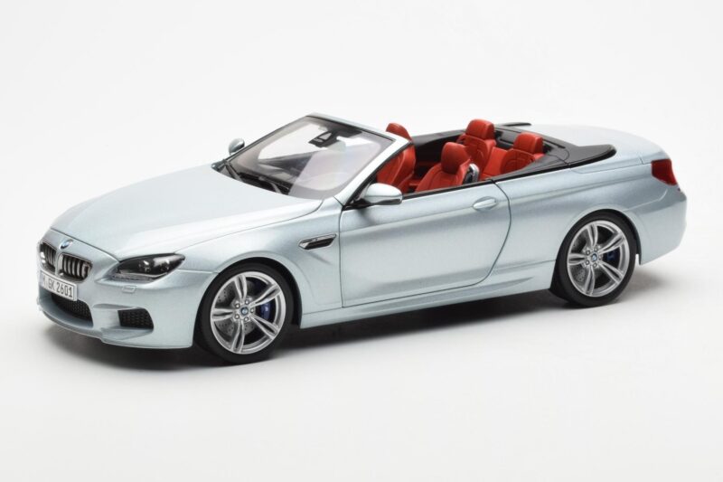 BMW M6 F12 Kabriolets Silverstone Sudrabs II Paragon 1:18