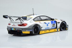 BMW M6 GT3 Rowe Racing #98 A. Graf / R. Westbrook / N. Catsburg / N. Paltalla 24 Hours of Nurburgring 2016 Minichamps 1:18 15 — attēls 2 no 6