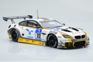 BMW M6 GT3 Rowe Racing #98 A. Graf / R. Westbrook / N. Catsburg / N. Paltalla 24 Hours of Nurburgring 2016 Minichamps 1:18 15 — attēls 4 no 6