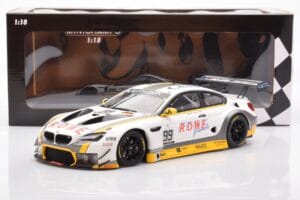 BMW M6 GT3 Rowe Racing #99 J. Martin / A. Eng / A. Sims Winner 24 Hours of Spa-Francorchamps 2016 Minichamps 1:18 155162699 M — attēls 6 no 6