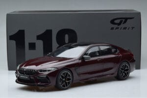 BMW M8 F93 Competition Gran Coupe Ametrīns Metaliks GT Spirit 1:18 GT285 Sveķi — attēls 6 no 6