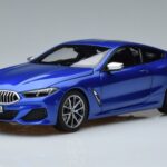BMW M850i G15 Zils Metallik Norev 1:18 183286 Metāls