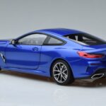 BMW M850i G15 Zils Metallik Norev 1:18 183286 Metāls - image 6 of 7