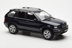 BMW X5 4.4i E53 Tumši Zils Kyosho 1:18 08521DB Metāls — attēls 6 no 8