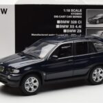 BMW X5 4.4i E53 Tumši Zils Kyosho 1:18 - image 8 of 8