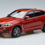 BMW X6M F86 Sarkans Norev 1:18 183242 Metāls