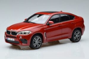 BMW X6M F86 Sarkans Norev 1:18 183242 Metāls