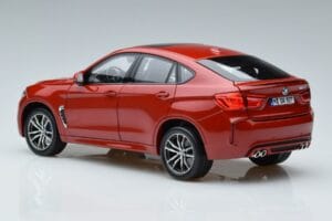 BMW X6M F86 Sarkans Norev 1:18 183242 Metāls — attēls 6 no 7
