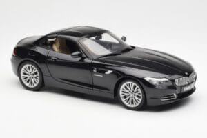 BMW Z4 E89 Spider Melns Metalik Kyosho 1:18 08771BK Metāls — attēls 7 no 9