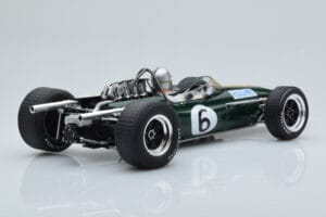 Brabham BT20 Repco #6 D. Hulme British GP 1966 MCG 1:18 MCG18609F Metāls — attēls 2 no 6