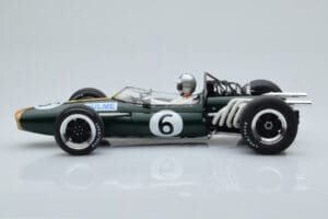 Brabham BT20 Repco #6 D. Hulme British GP 1966 MCG 1:18 MCG18609F Metāls — attēls 3 no 6