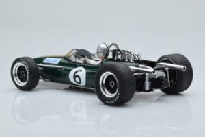 Brabham BT20 Repco #6 D. Hulme British GP 1966 MCG 1:18 MCG18609F Metāls — attēls 5 no 6